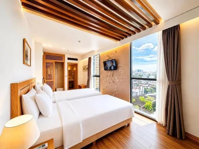 デラックスツインルーム — Parkside Sunline Hotel